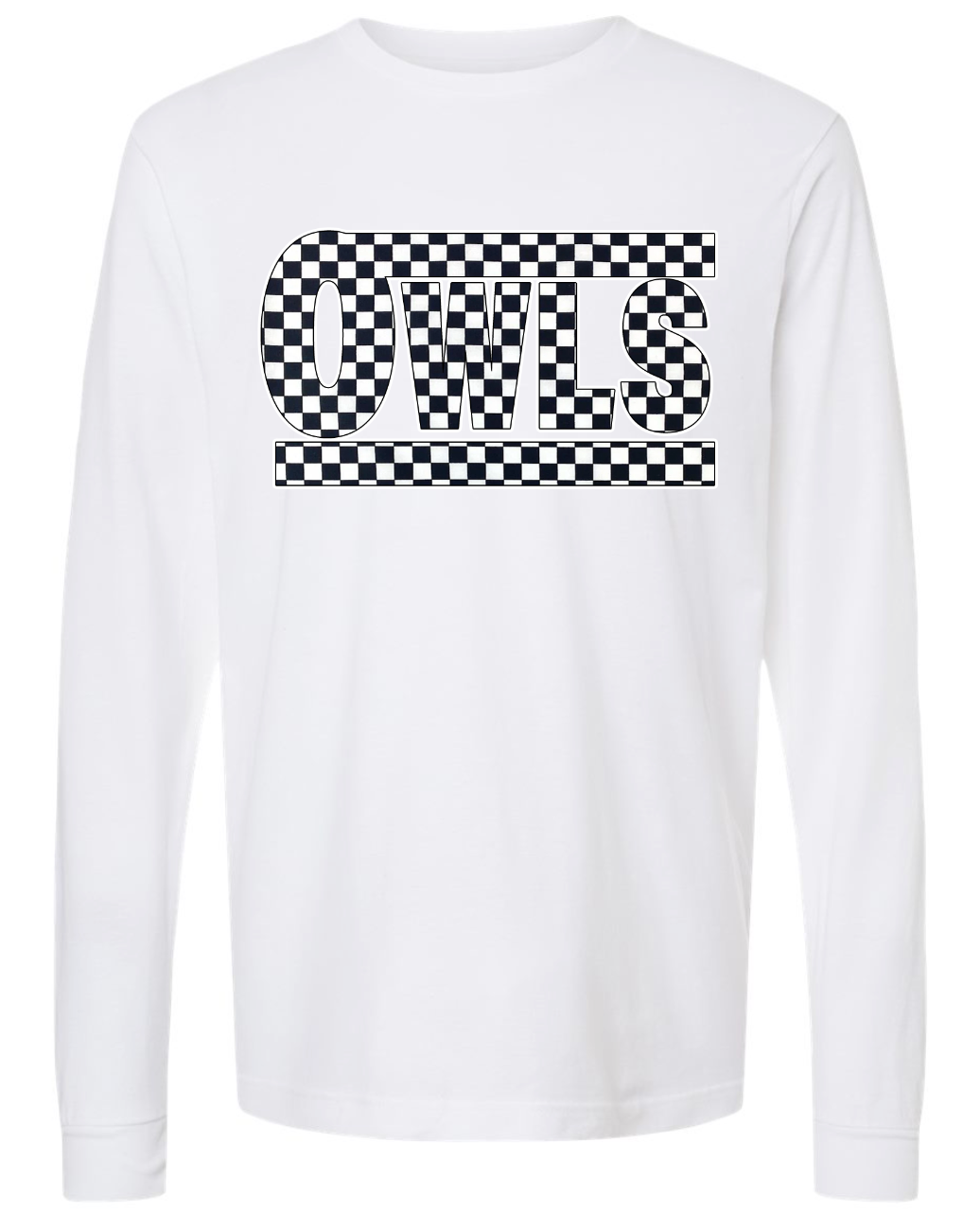 Windsor Checkered Owls Long Sleeve TShirt