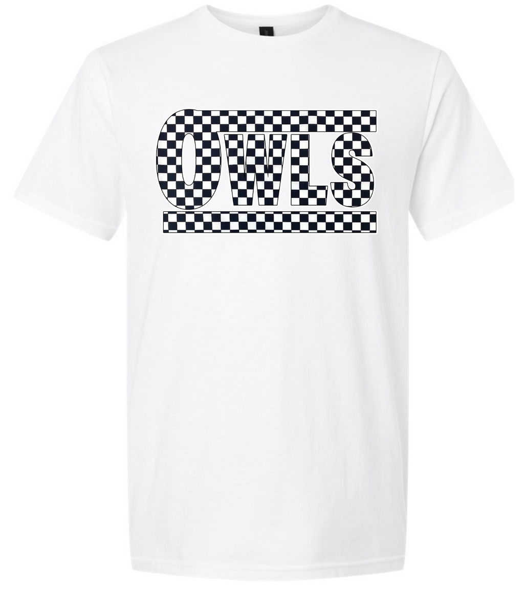 Windsor Checkered Owls TShirt