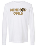Windsor Owls Embossed Design Long Sleeve TShirt