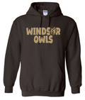 Windsor Owls Embossed Hoodie