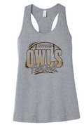 Football Flowy Razor Back Tank