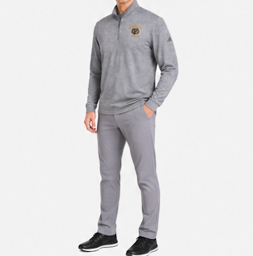 Adidas Fleece Quarter Zip Pullover - Embroidery