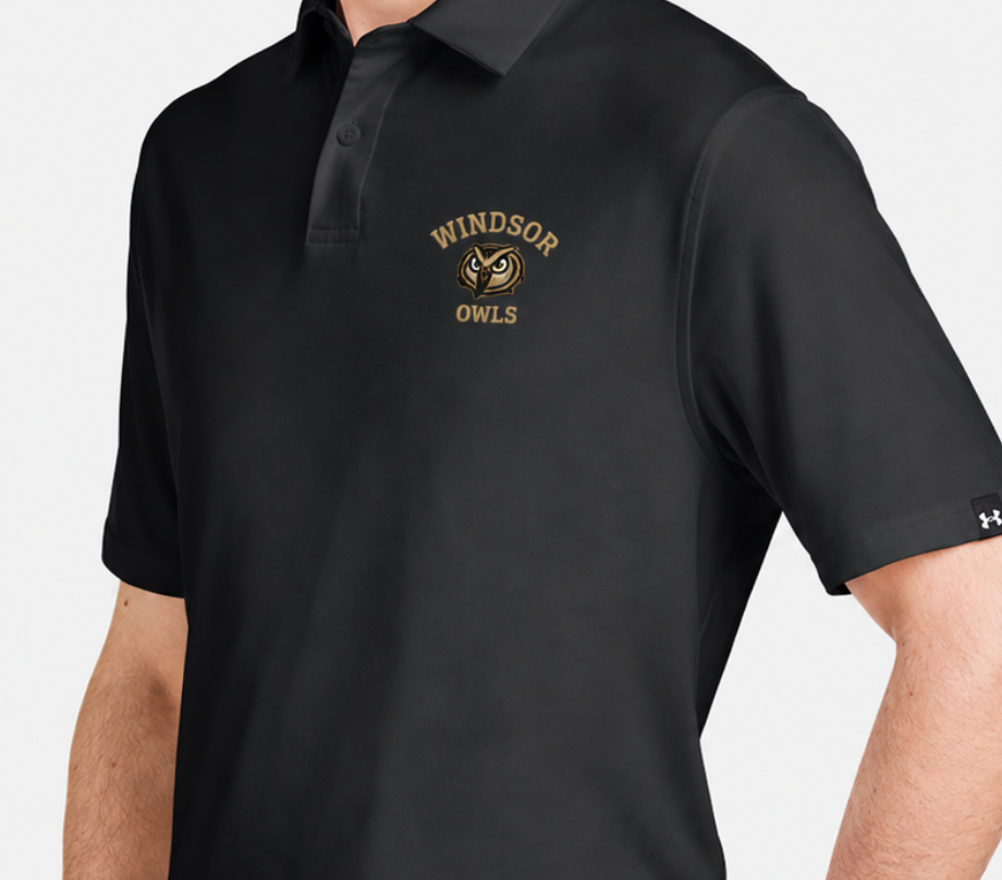 Under Armour Men's  Polo Embroidery Design